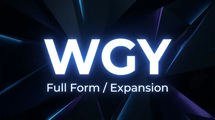 Full Form / Expansion of "WGY"