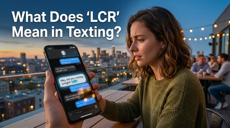 What Does "LCR" Mean in Texting?