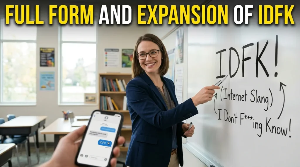 Full Form and Expansion of IDFK
