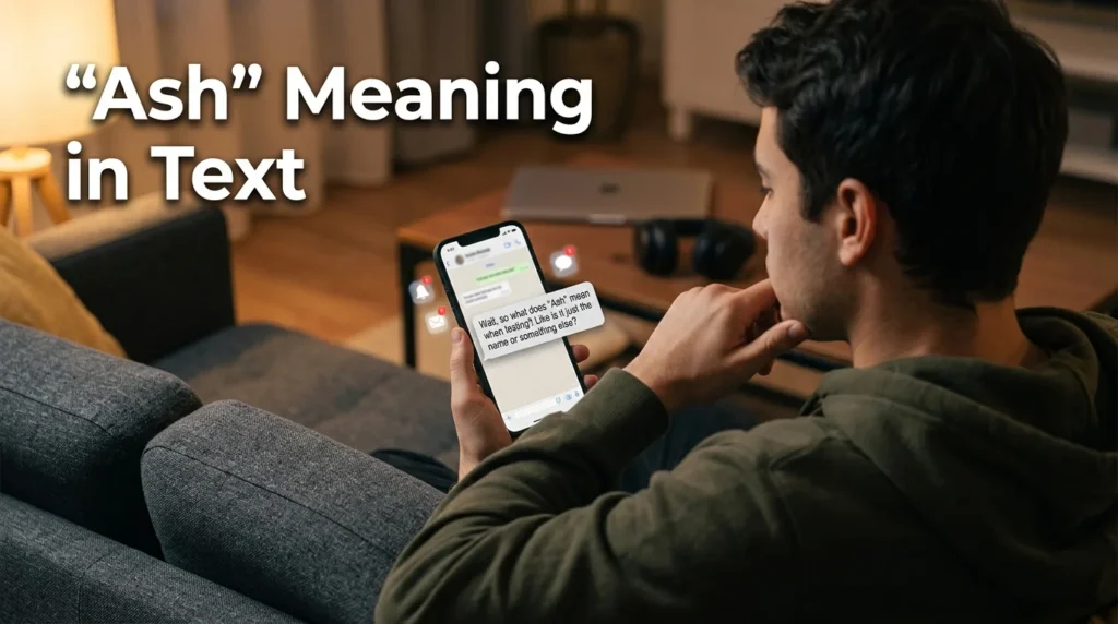 What Does “Ash” Mean in Texting?