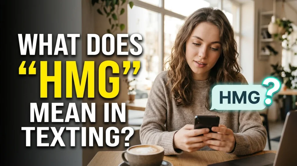 What Does “HMG” Mean in Texting?
