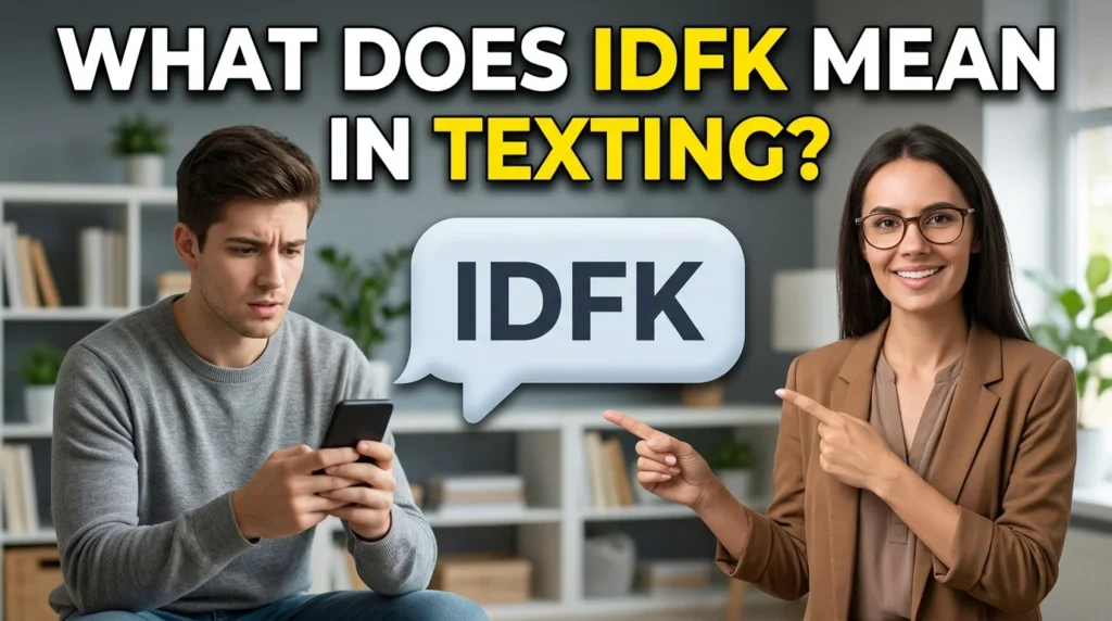 What Does IDFK Mean in Texting?