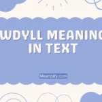 WDYLL Meaning in Text