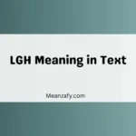 LGH Meaning in Text
