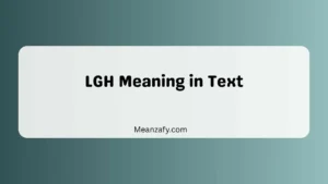LGH Meaning in Text