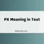 PK Meaning in Text