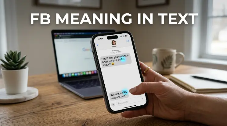 "FB" Meaning in Text
