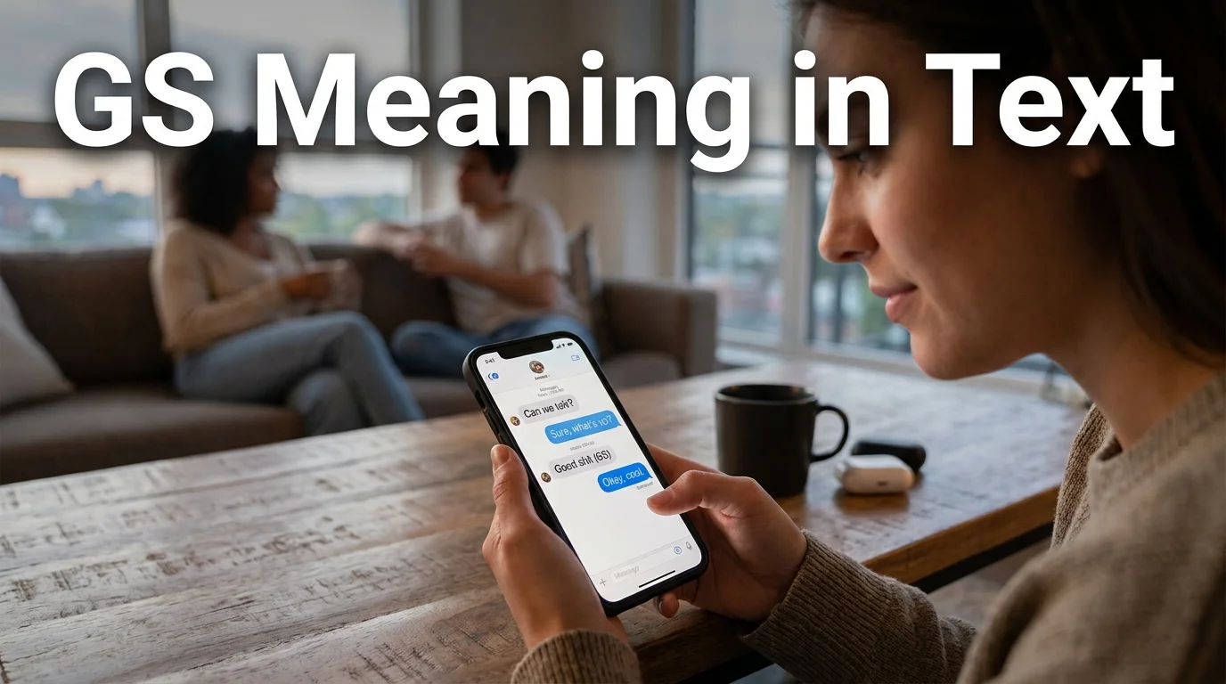 "GS" Meaning in Text