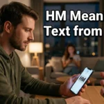 "HM" Meaning in Text from a Boy