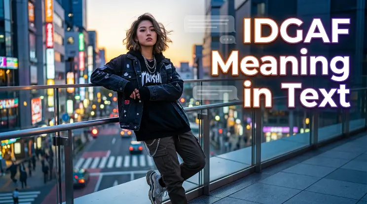 "IDGAF" Meaning in Text