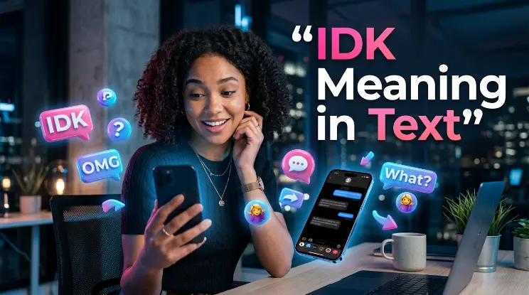 IDK Meaning in Text