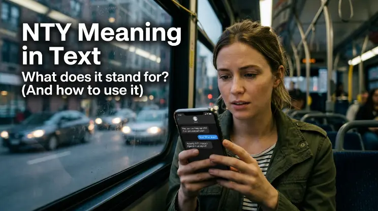 NTY Meaning in Text