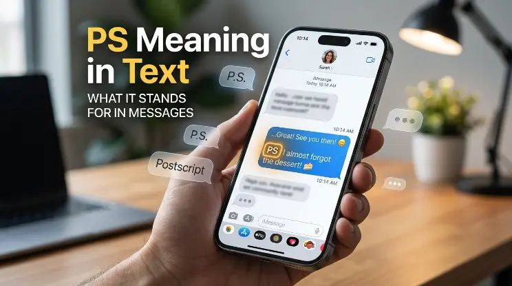 PS Meaning in Text