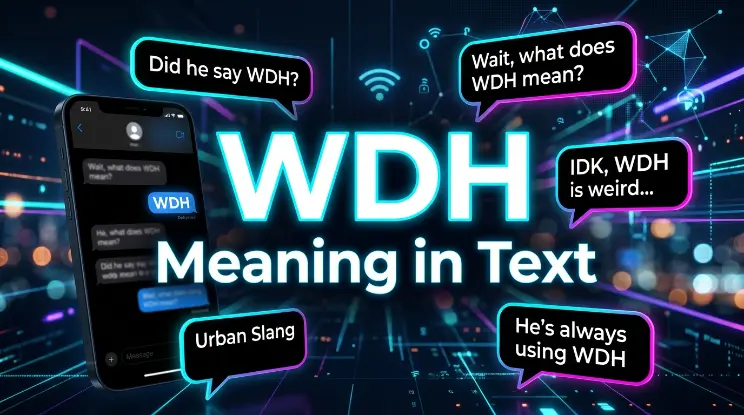 WDH Meaning in Text