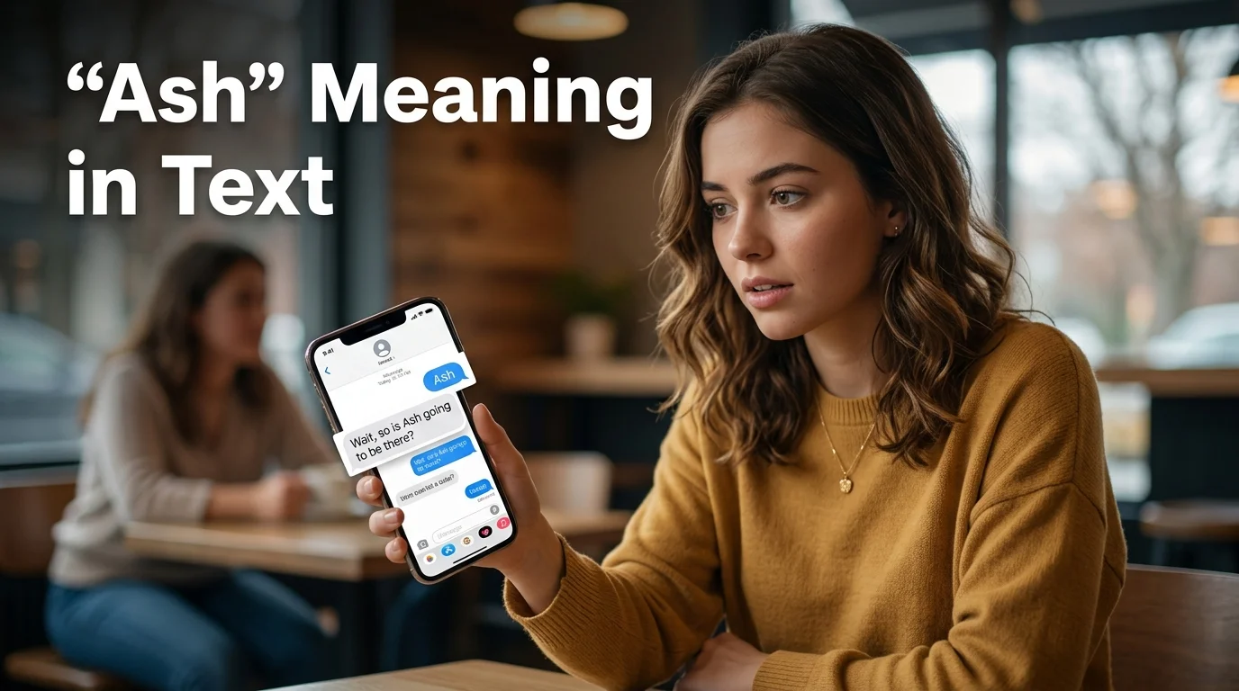 “Ash” Meaning in Text