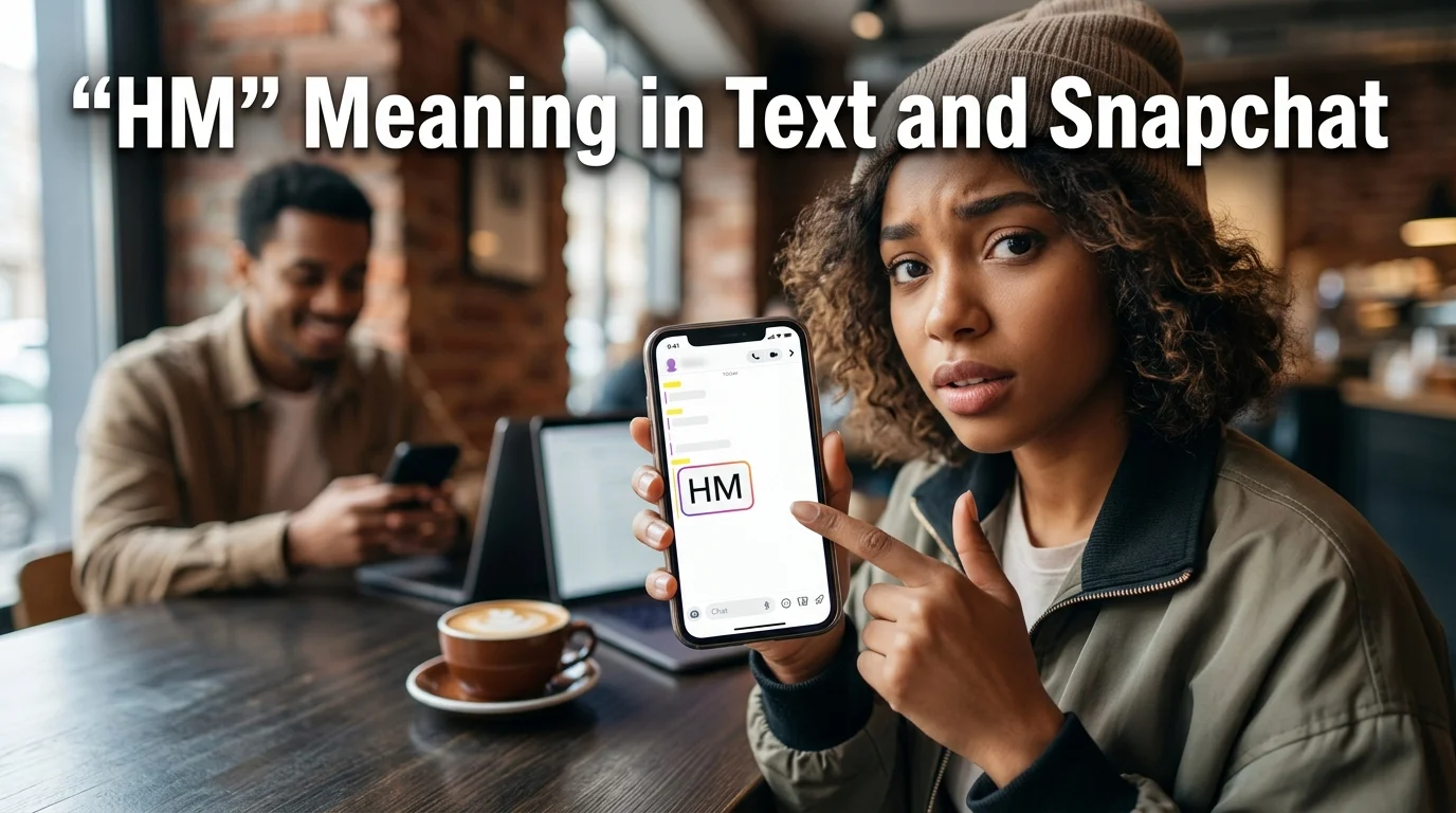 “HM” Meaning in Text and Snapchat