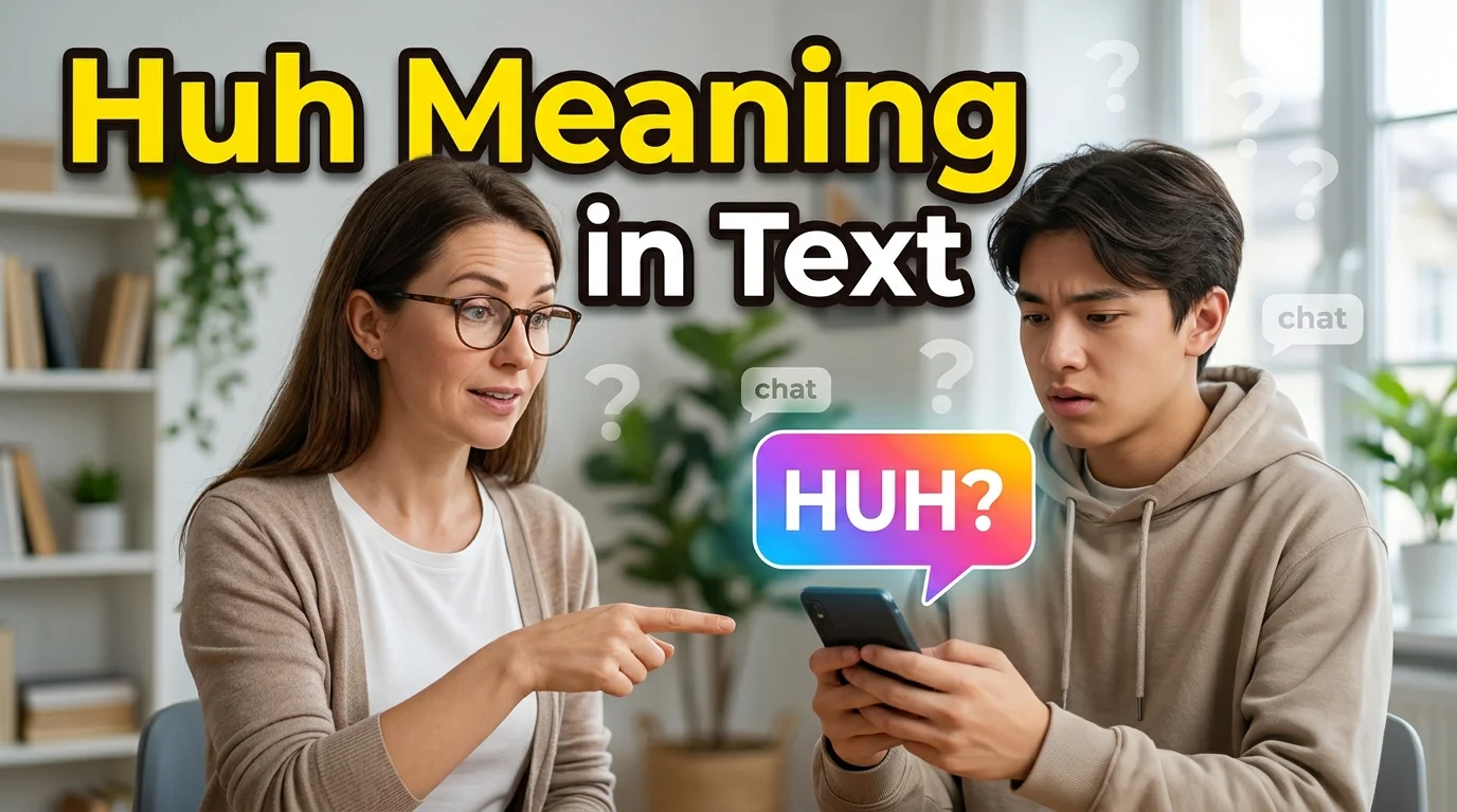 Huh Meaning in Text