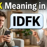 IDFK Meaning in Text