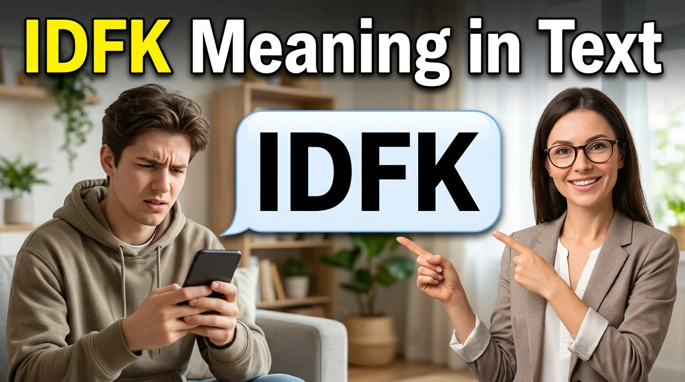 IDFK Meaning in Text