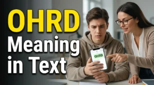 OHRD Meaning in Text