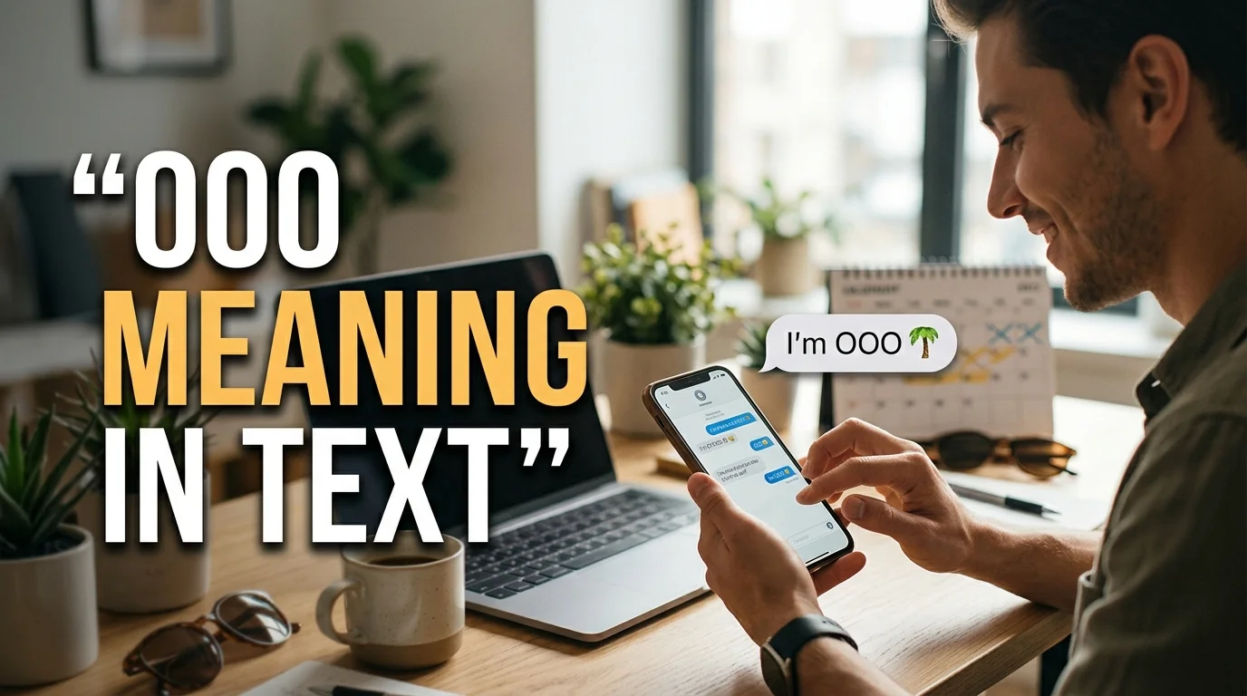 “OOO” Meaning in Text