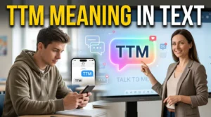 TTM Meaning in Text