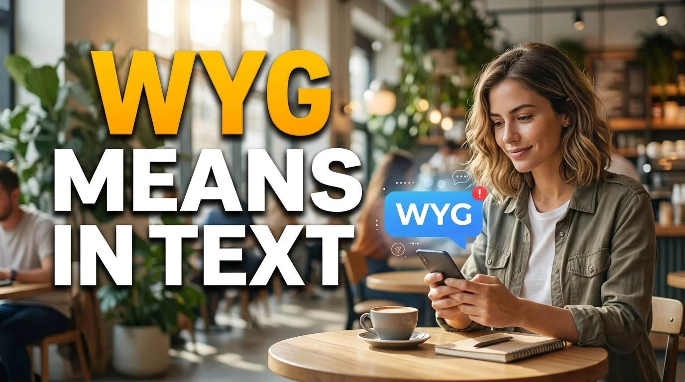 “WYG” Means in Text